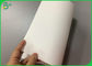 wasserdichtes Chemiefasergewebe-weiße Papierfarbe 100um 130um, zum des Aufklebers zu machen