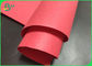 0.3mm 0.55mm recyclebares rotes waschbares Handtaschen-Material Kraftpapier-Gewebe Rolls
