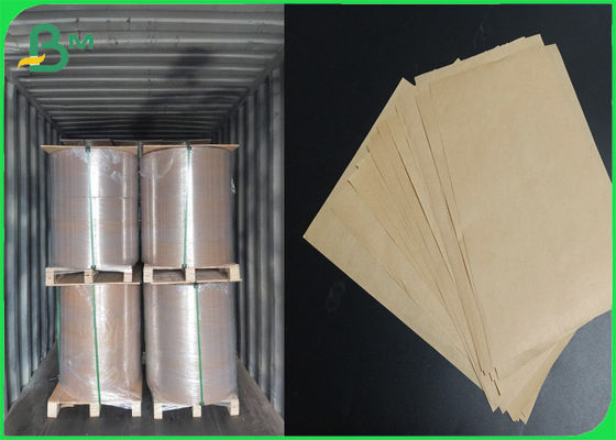 FDA-zertifiziert 50 gm 50 gm 60 gm Lebensmittelverpackung Naturbraun Kraftpapier Jumbo Roll