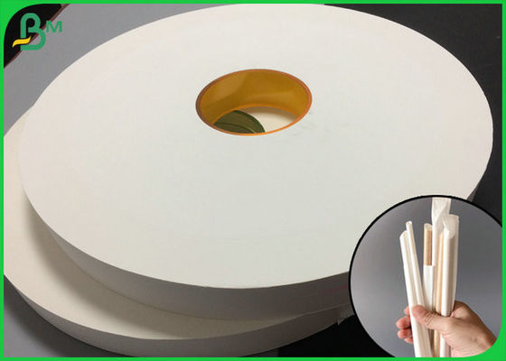 weißes Straw Wrapping Paper For Packaging einzelnes Stroh 28gsm 38mm 44mm