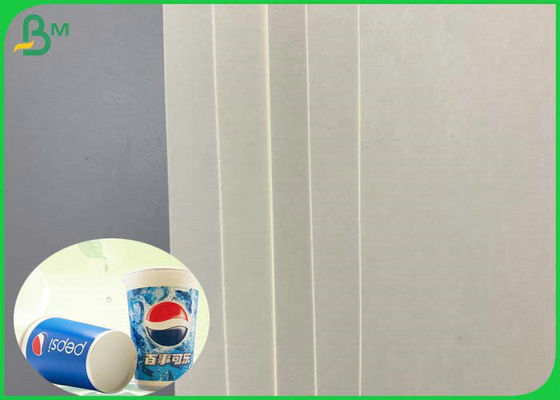 weißes Cupstock Papier 190g 210g für Wegwerfschalen mit PET beschichtete wasserdichtes