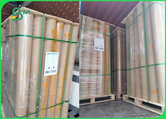 1.4m x 300m Satz-Papier-Brown-Farbe Rolls Packpapier-80gsm