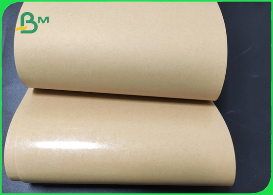 Brotverpackungs-Taschen-Papier 60gsm 80gsm PET beschichtetes Kraftpapier Brown 780mm