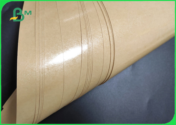 Brotverpackungs-Taschen-Papier 60gsm 80gsm PET beschichtetes Kraftpapier Brown 780mm