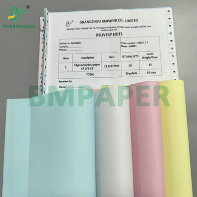 Selbstklebendes CB/CFB/CF 20 lbkohlefreies Papier für Quittungsbücher