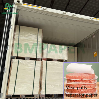 23 gm 25 gm doppelt wachsbeschichtetes Fleisch-Patty-Separatorpapier 12 